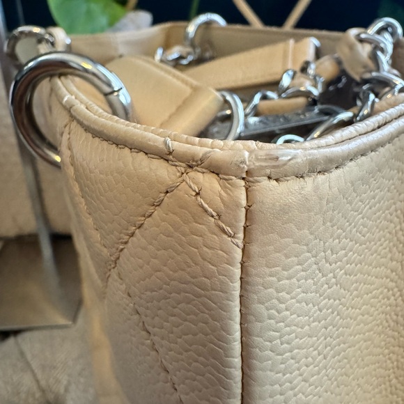 Price is FIRM*Chanel beige caviar GST - Picture 6 of 16
